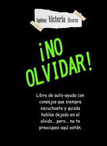 ¡No olvidar!